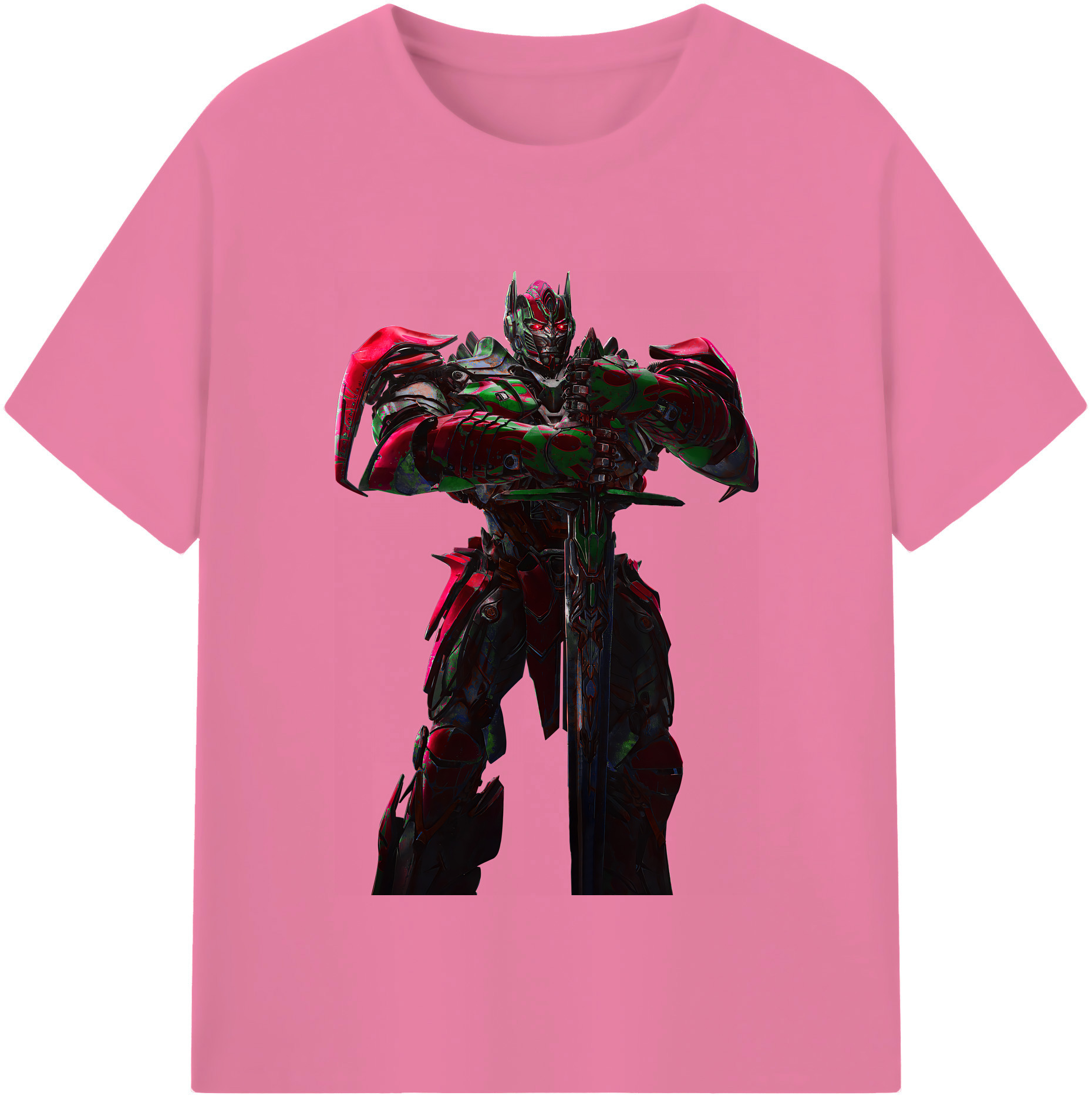 （画像用） Transformers トランスフォーマー 綿100％半袖Tシャツ（フロントプリント）